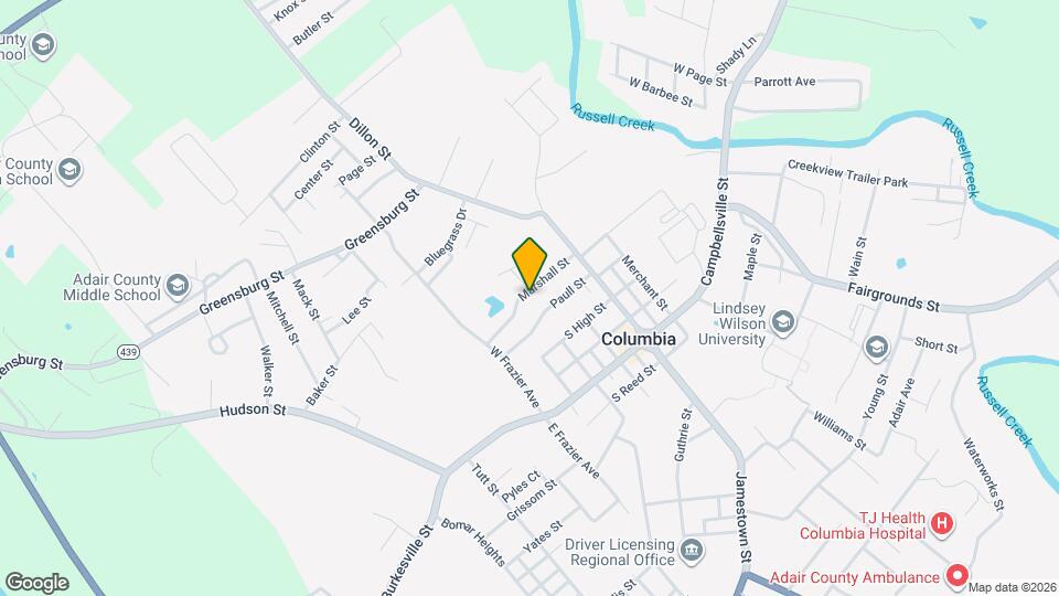 115 Marshall St Map and Location Details