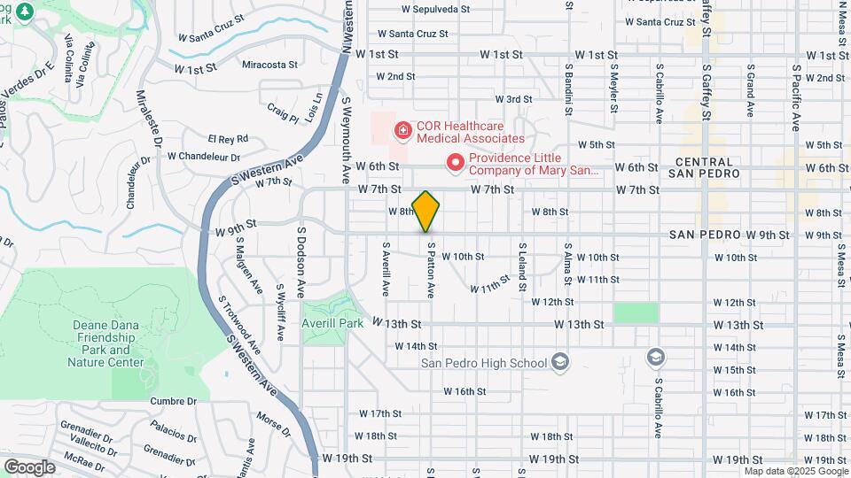 1321 W 9th St Map and Location Details