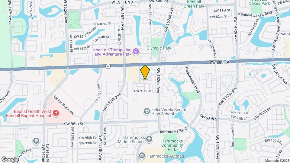 9081 SW 153rd Ct Map and Location Details