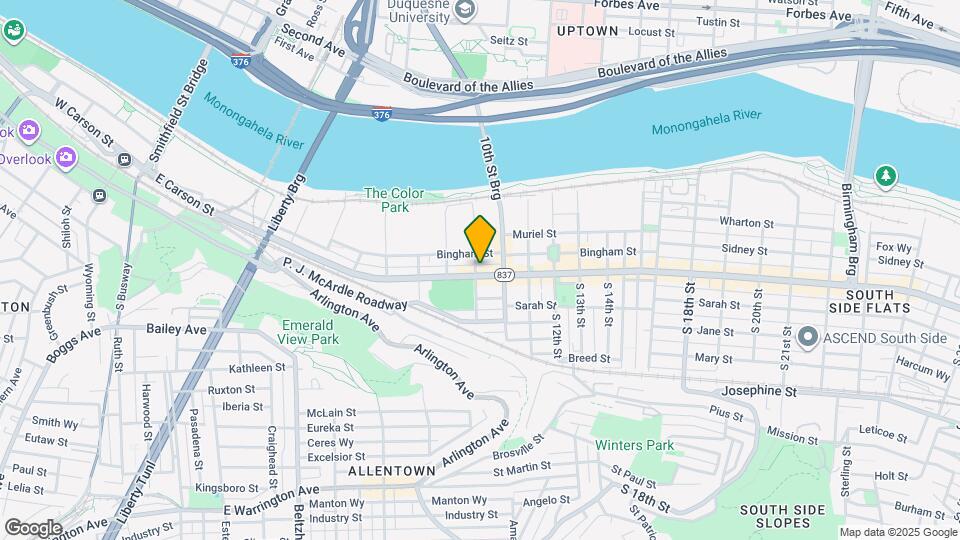 903 E Carson St Map and Location Details