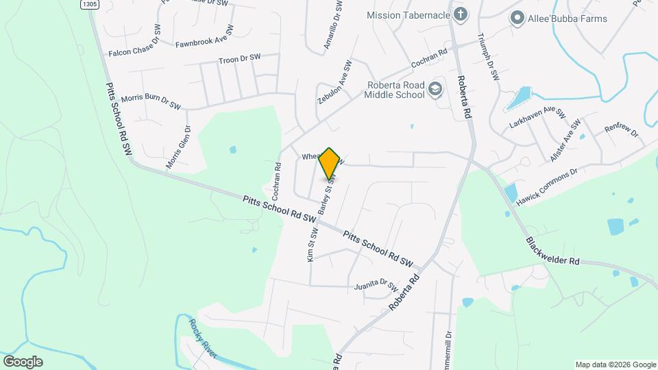 4244 Barley St SW Map and Location Details