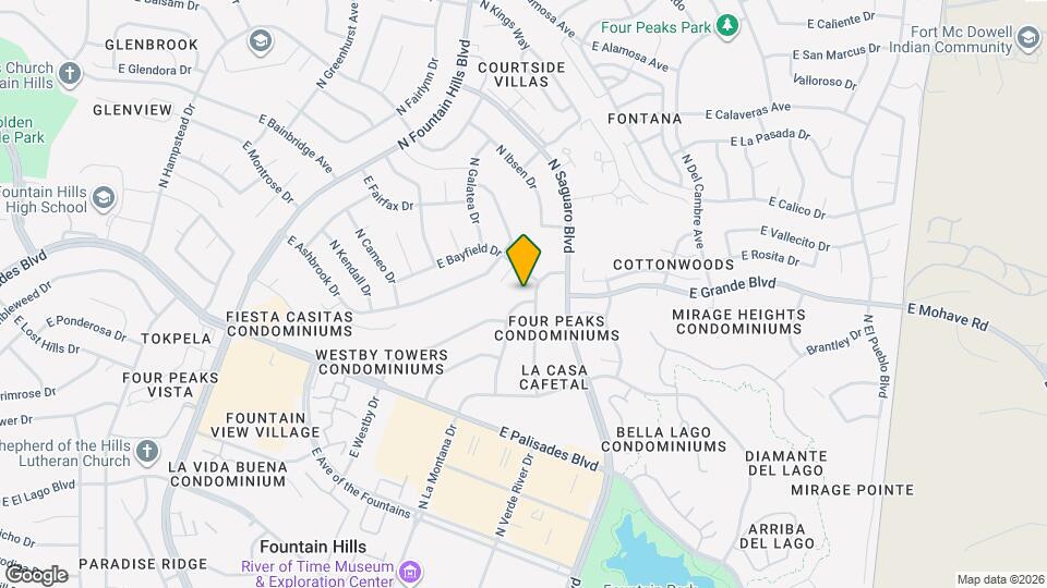 13832 N Cambria Dr, Unit A Mapa y Detalles de la Ubicación