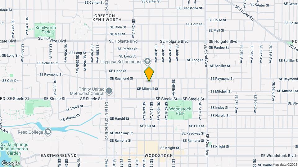 5017 SE 45th Ave Map and Location Details