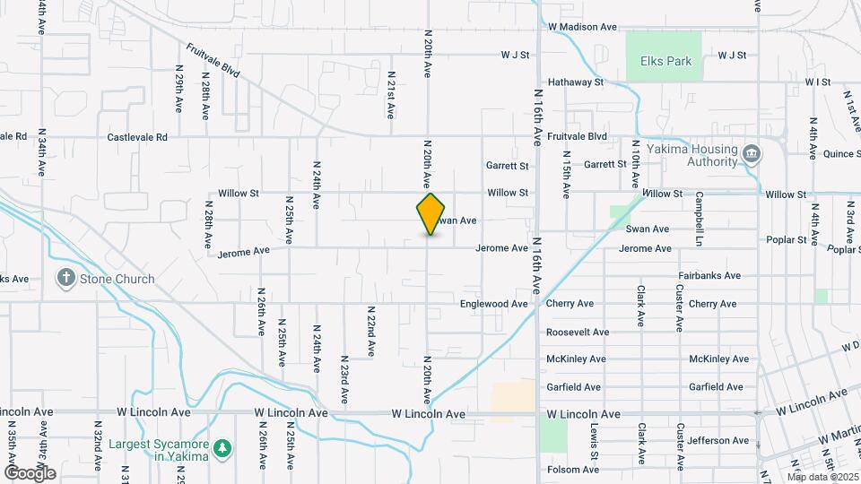701 N 20th Ave Map and Location Details