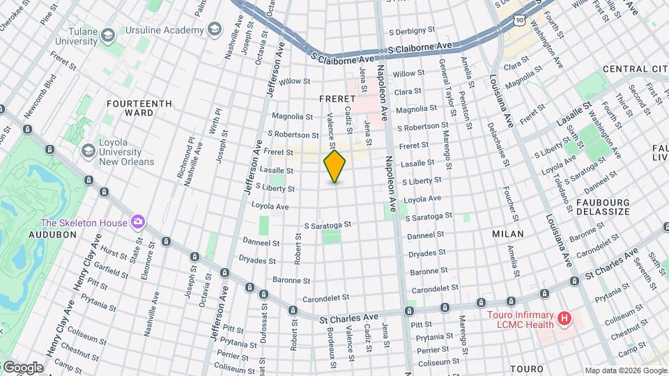 4701 S Liberty St Map and Location Details