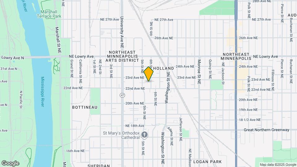 2212 6th St NE Map and Location Details