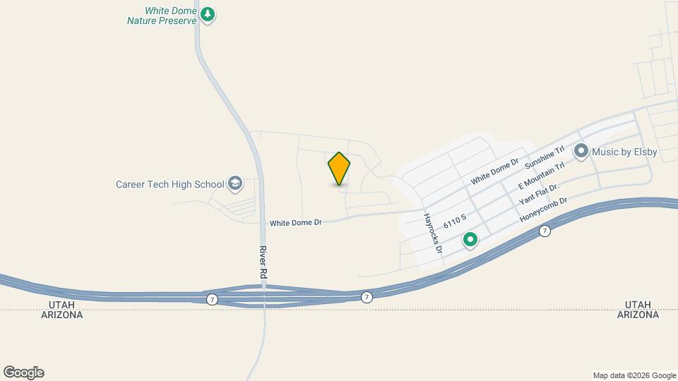 1471 E White Desert Dr Map and Location Details