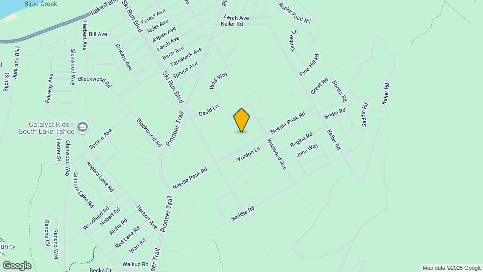 1366 Donner Ln Map and Location Details