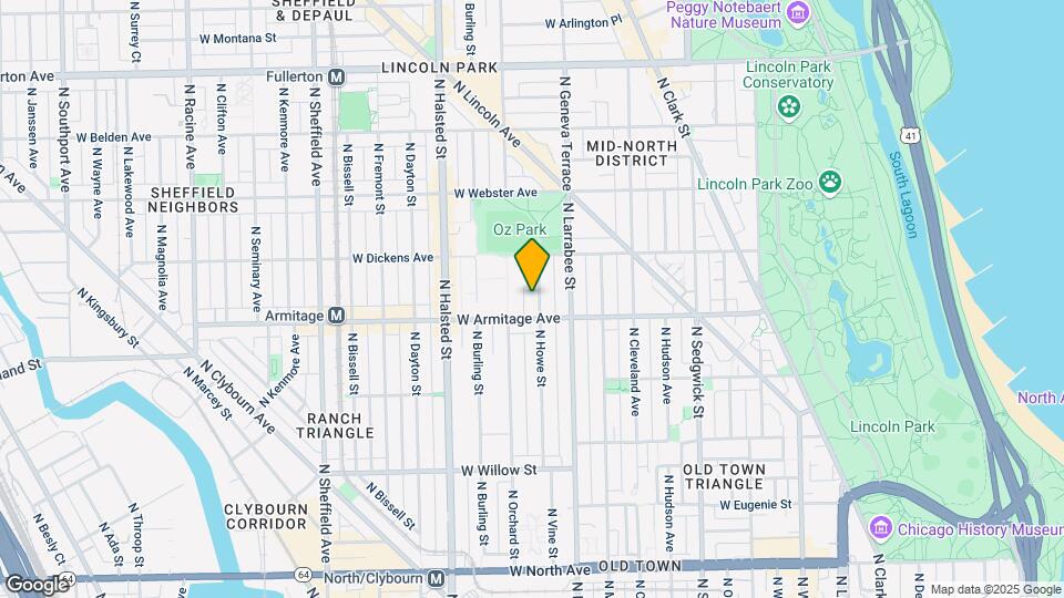 2014-2016 N Howe St Map and Location Details