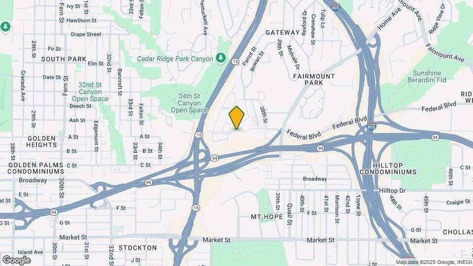 3625 Ash St Map and Location Details