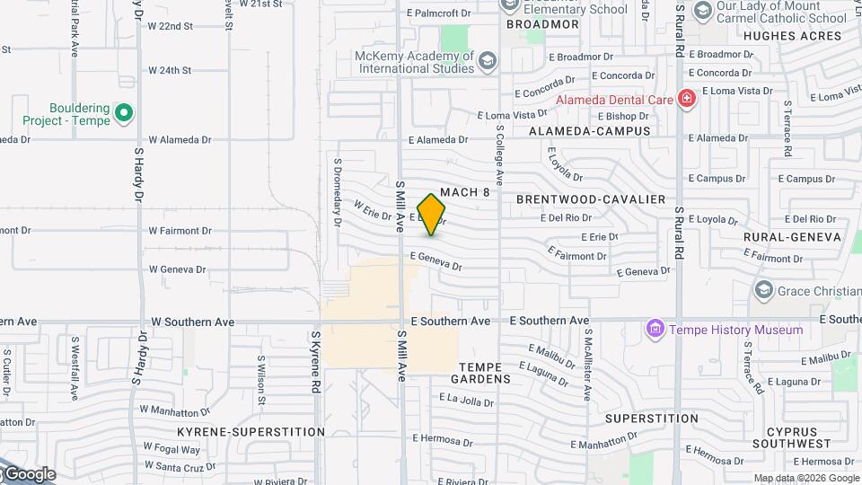35 E Fairmont Dr Map and Location Details