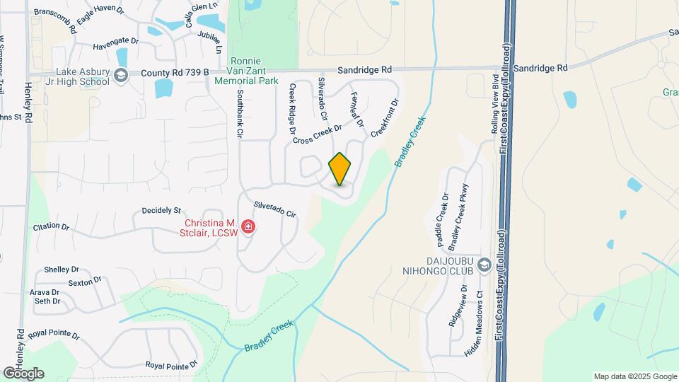 2620 Creekfront Dr Map and Location Details