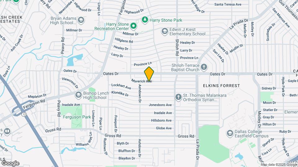 2530 Maverick Ave Map and Location Details