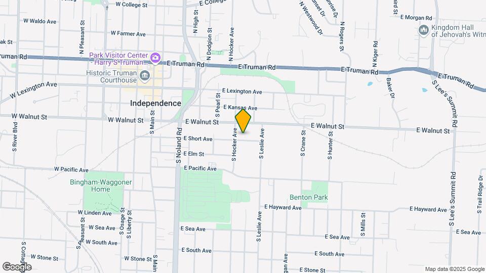 329 S Hocker Ave, Unit F Mapa y Detalles de la Ubicación