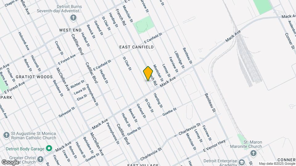 3762 Harding St Map and Location Details