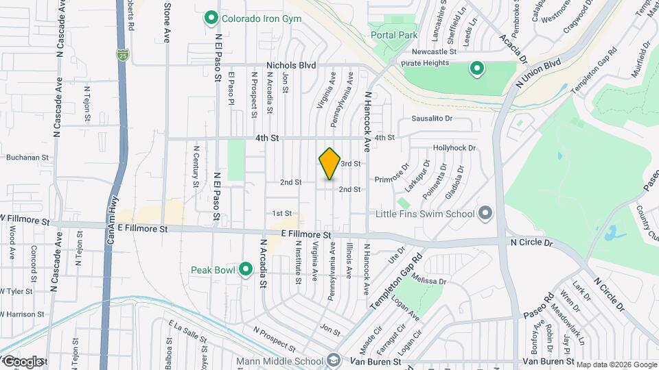 3102 Pennsylvania Ave Map and Location Details