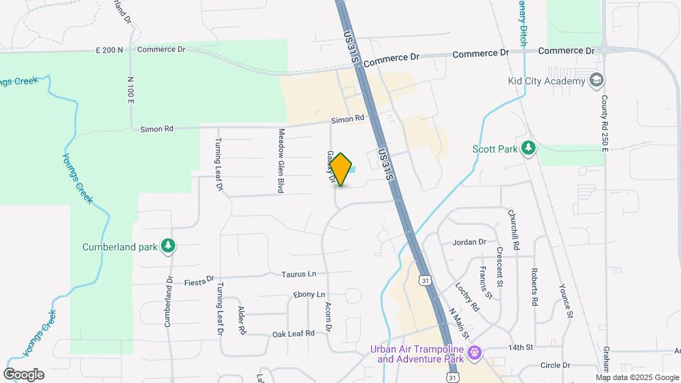 2091 Galaxy Dr Map and Location Details