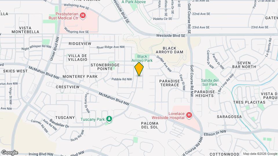 5008 Shadow Rock Rd NW Map and Location Details
