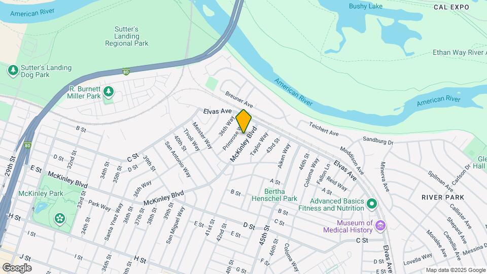 4129 McKinley Blvd Map and Location Details