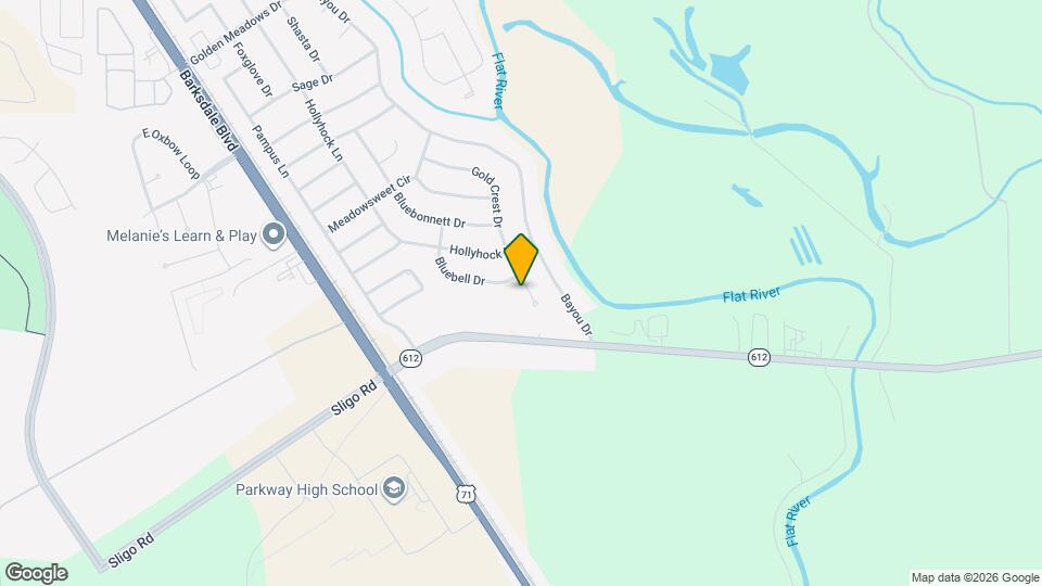 5814 Gold Crest Dr Map and Location Details