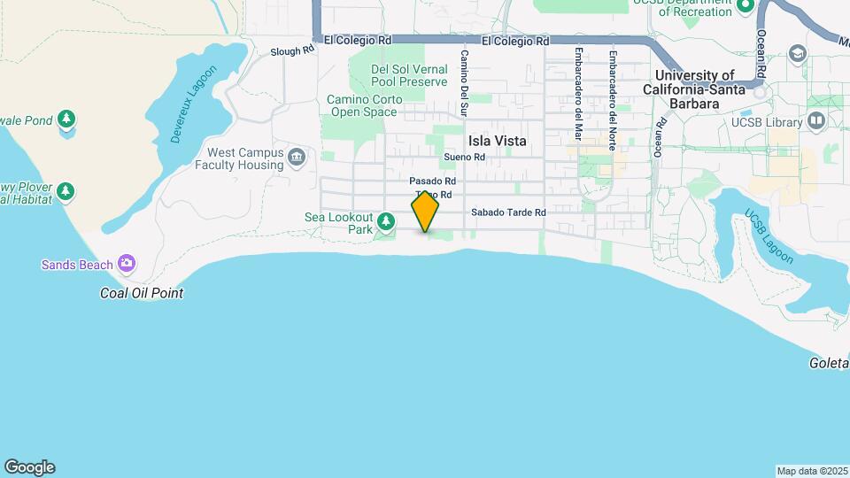 6745 Del Playa Dr Mapa y Detalles de la Ubicación