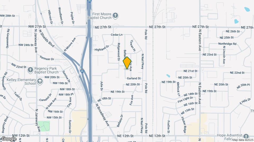 2106 Bellaire Dr Map and Location Details