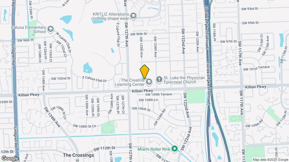 10245 SW 125th Ave Map and Location Details