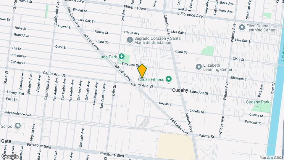 4329 Santa Ana St Map and Location Details