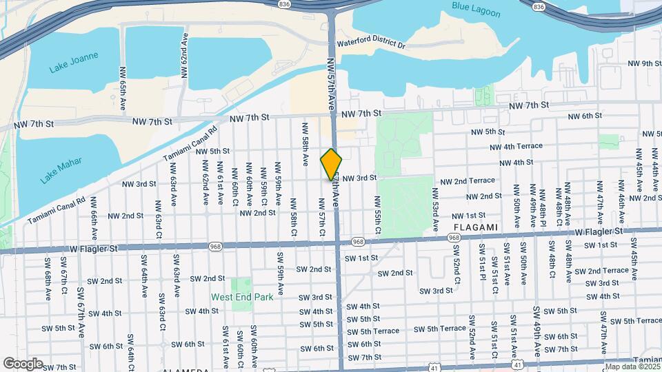 282 NW 57th Ave Map and Location Details