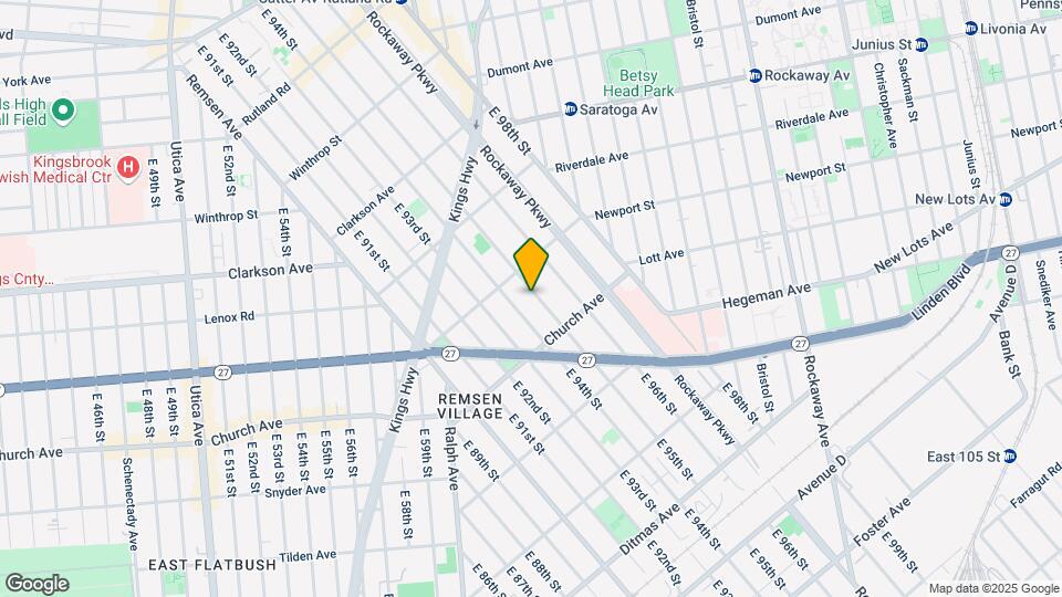 460 E 95th St Map and Location Details