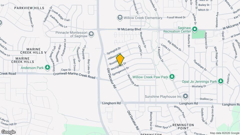 1109 Westgrove Dr Map and Location Details