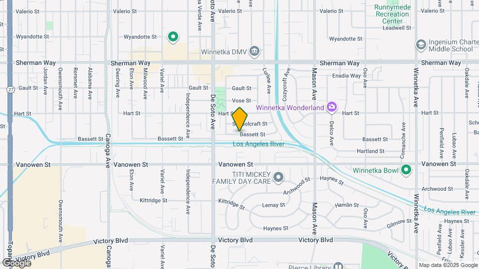 20803 Bassett St Map and Location Details