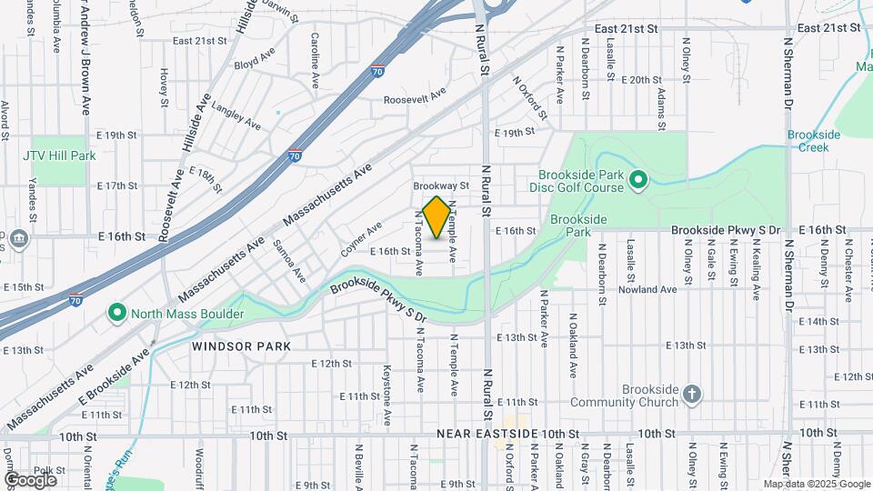 2522 E 16th St Map and Location Details