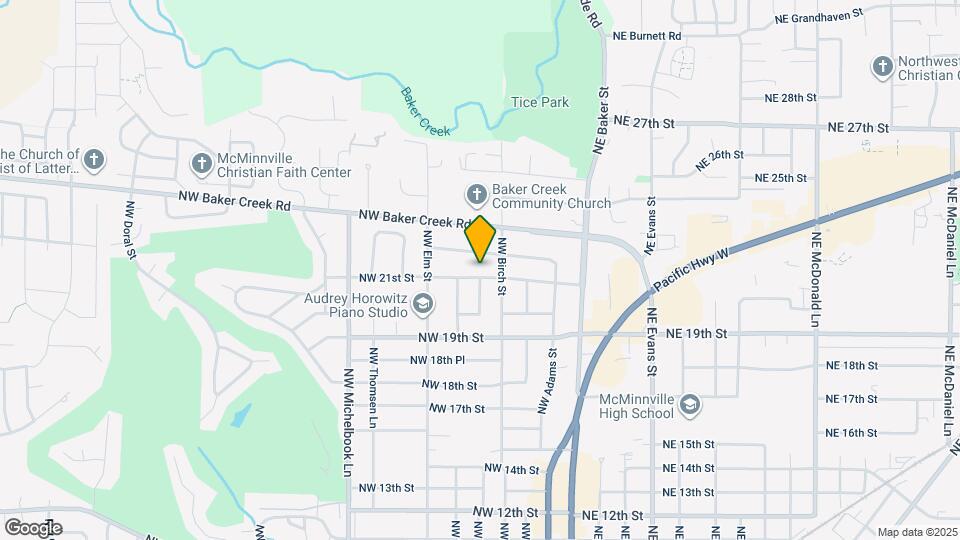 401 NW 21st St Map and Location Details