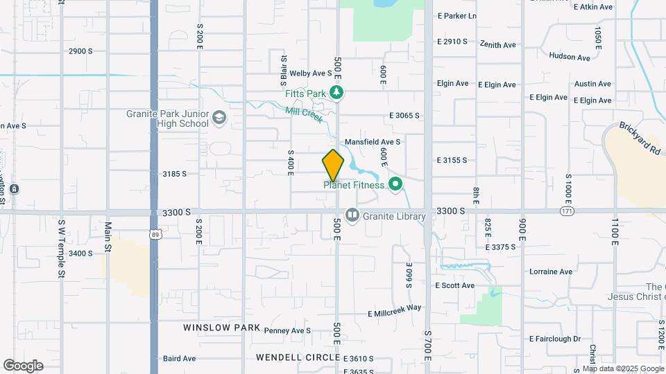 485 E Woodland Ave Mapa y Detalles de la Ubicación
