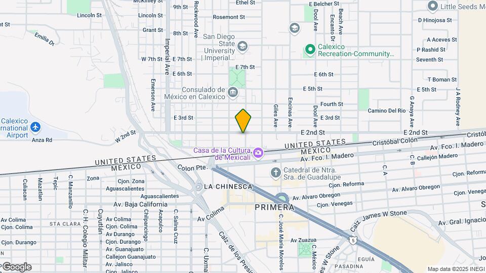426 E 2nd St Map and Location Details