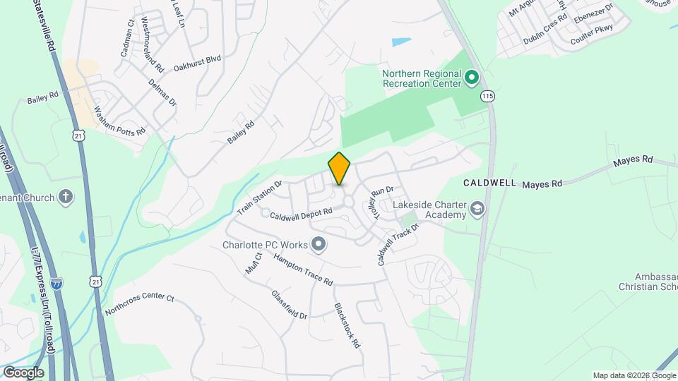 15513 Crossing Gate Dr Mapa y Detalles de la Ubicación