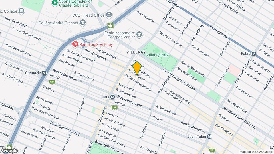 7968-7972 Saint-Hubert Rue Map and Location Details