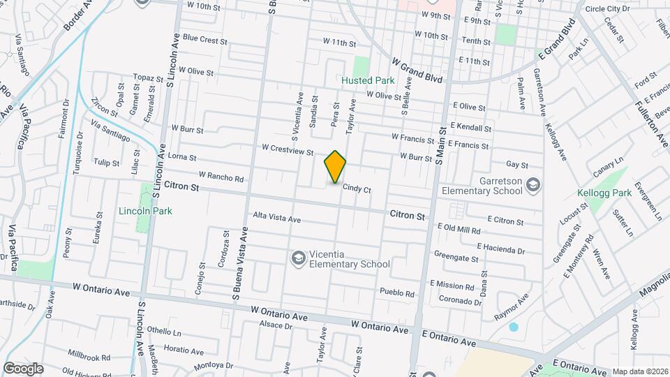 1728 Taylor Ave, Unit 105 Mapa y Detalles de la Ubicación