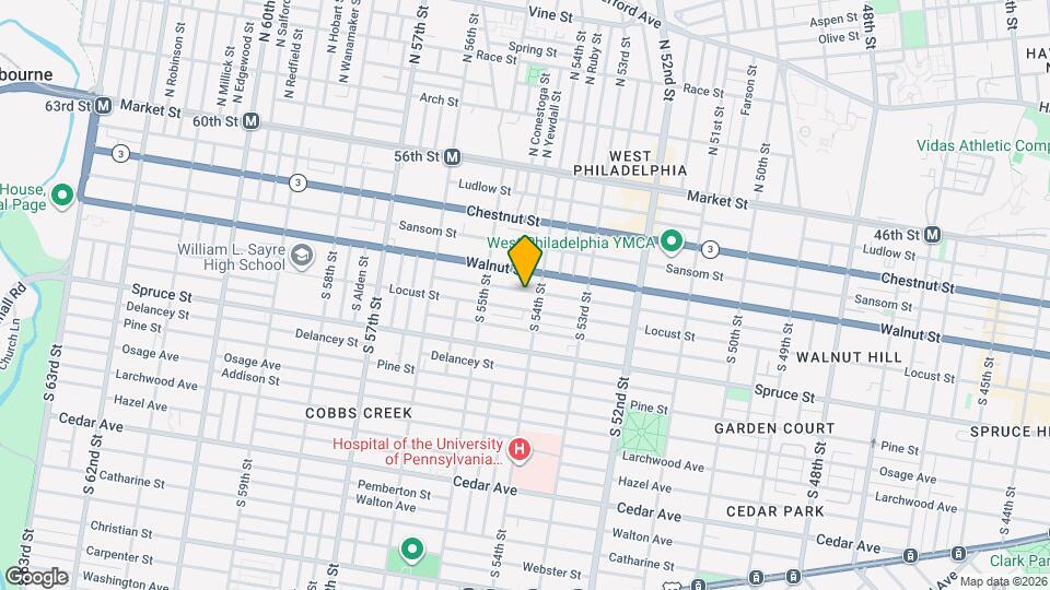 5412 Chancellor St Map and Location Details