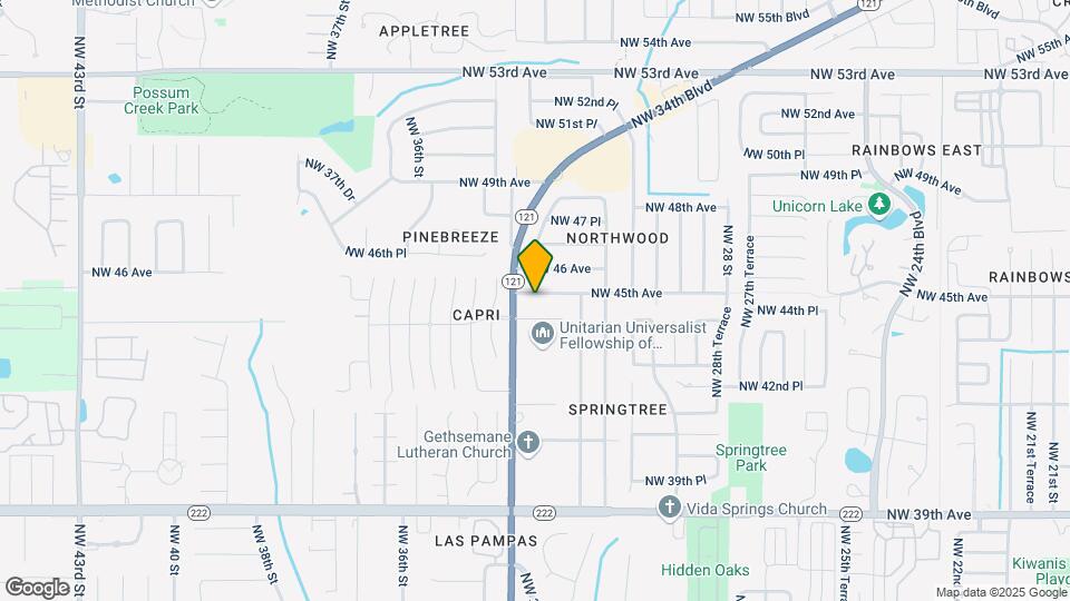 3315 NW 45th Ave Mapa y Detalles de la Ubicación