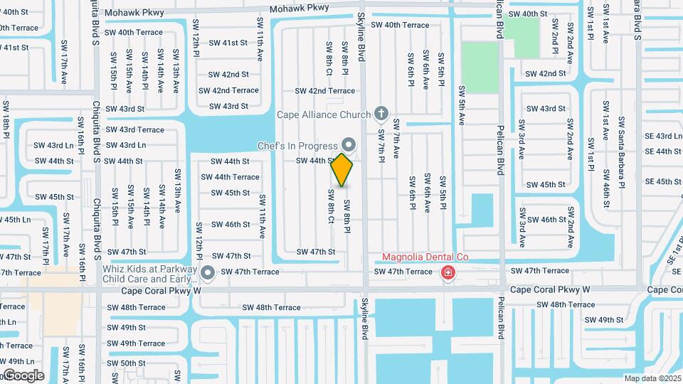 4514 SW 8th Pl Map and Location Details