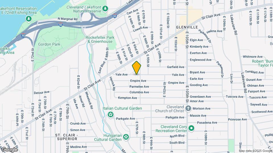 9210 Yale Ave Map and Location Details