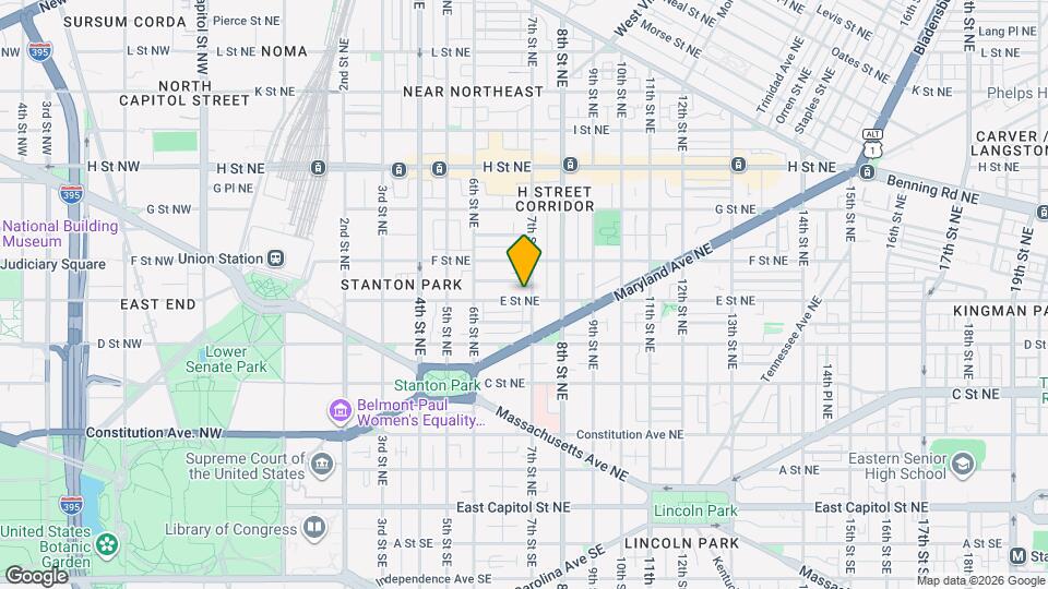 660 E St NE, Unit 1/2 Mapa y Detalles de la Ubicación