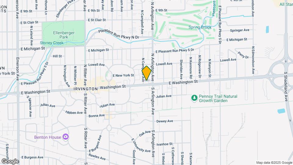 5914 E Washington St Map and Location Details