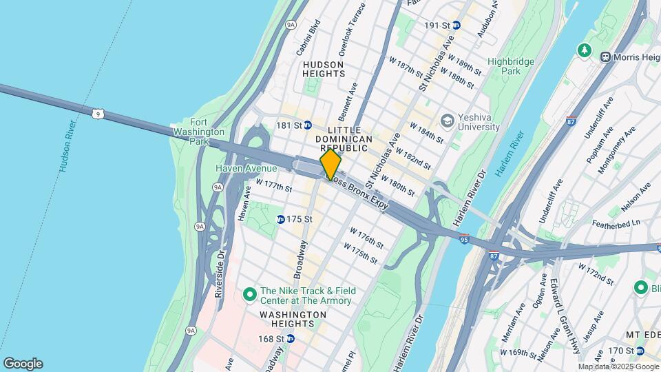 656 W 178th St Map and Location Details