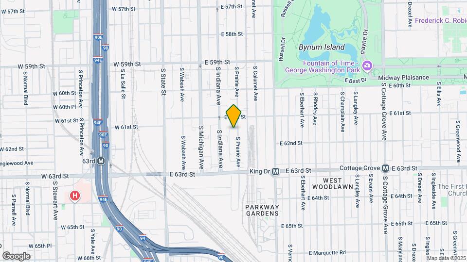 6130 S Prairie Ave Mapa y Detalles de la Ubicación