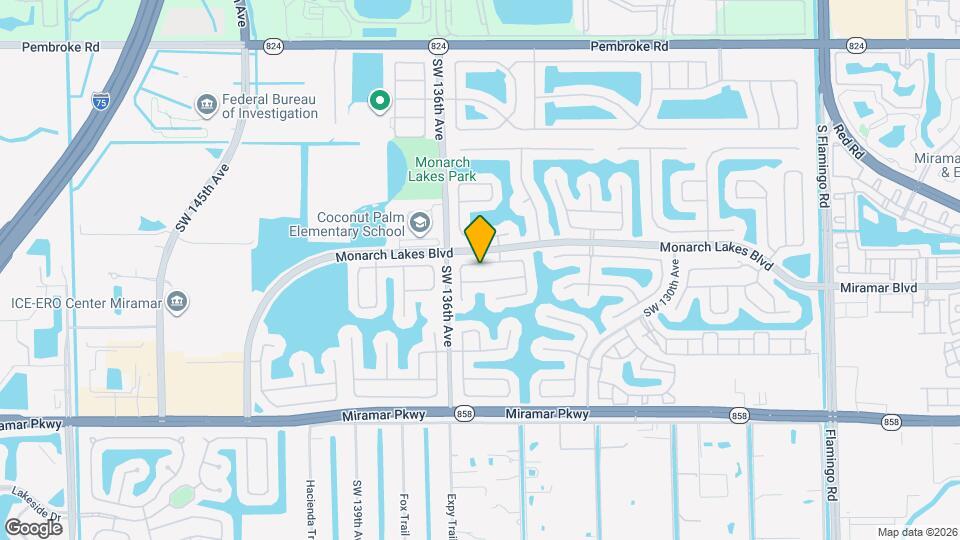 13452 SW 26th St Map and Location Details