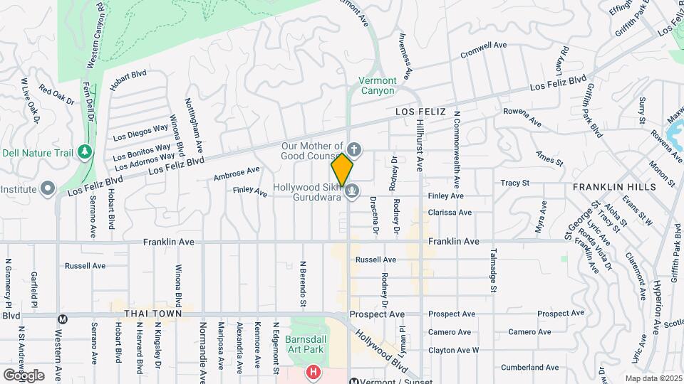 4703 Finley Ave Map and Location Details