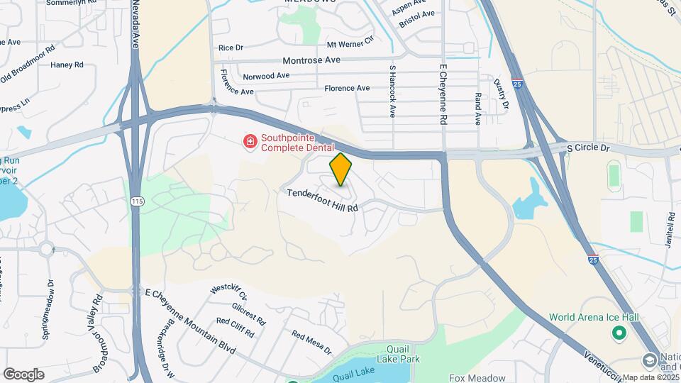 914 Tenderfoot Hill Rd Map and Location Details